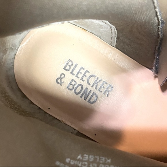 Bleeker and Bond Olive Green Kelsey Suede Booties Size 8 - Picture 7 of 7